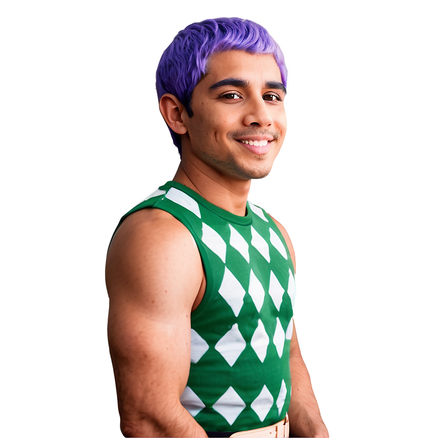 Fantasy Elf With Purple Hair Png 06272024