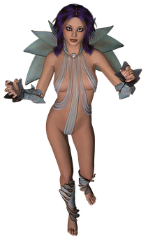 Fantasy_ Female_ Fairy_ Character