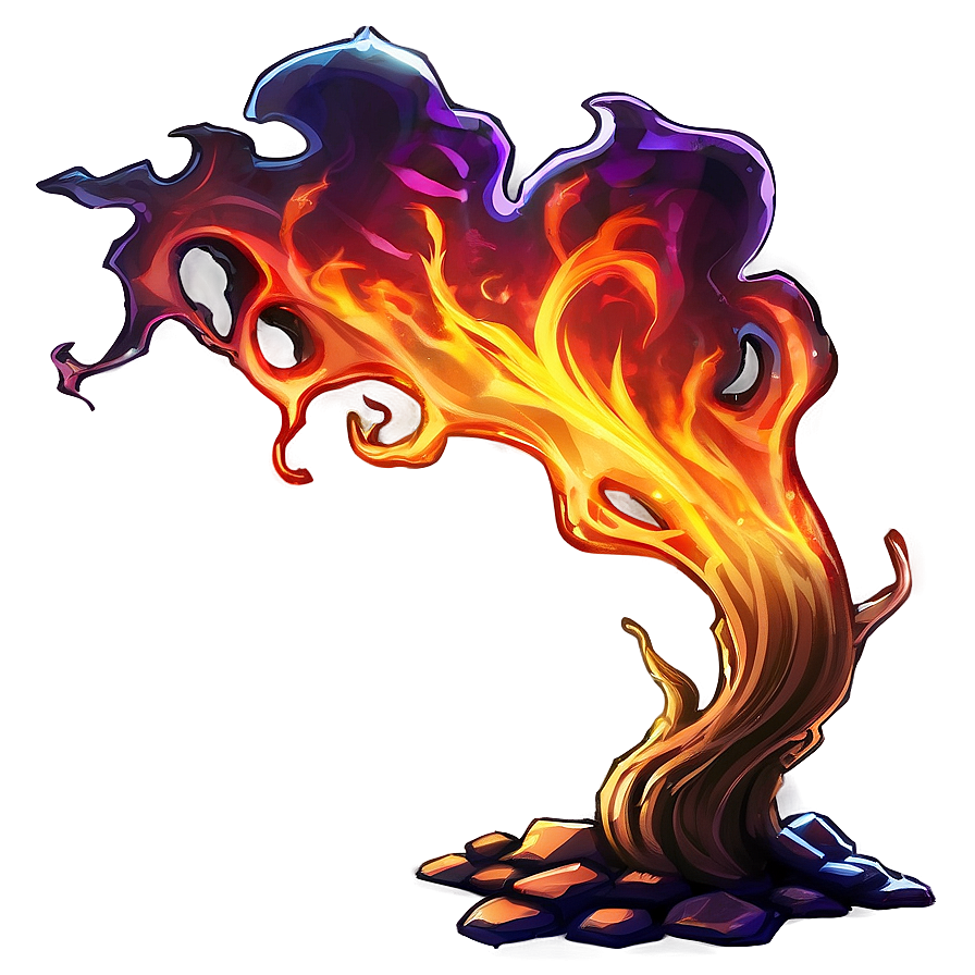 Fantasy Fire Spell Cartoon Png Nhq