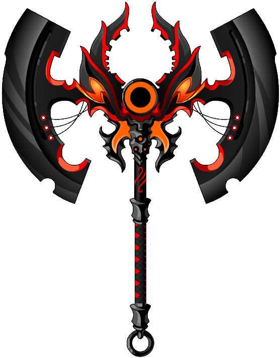 Fantasy Flame Axe