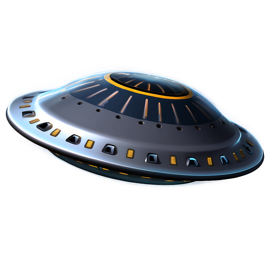 Fantasy Flying Saucer Concept PNG 06202024 PNG image with a transparent background, free high-resolution download