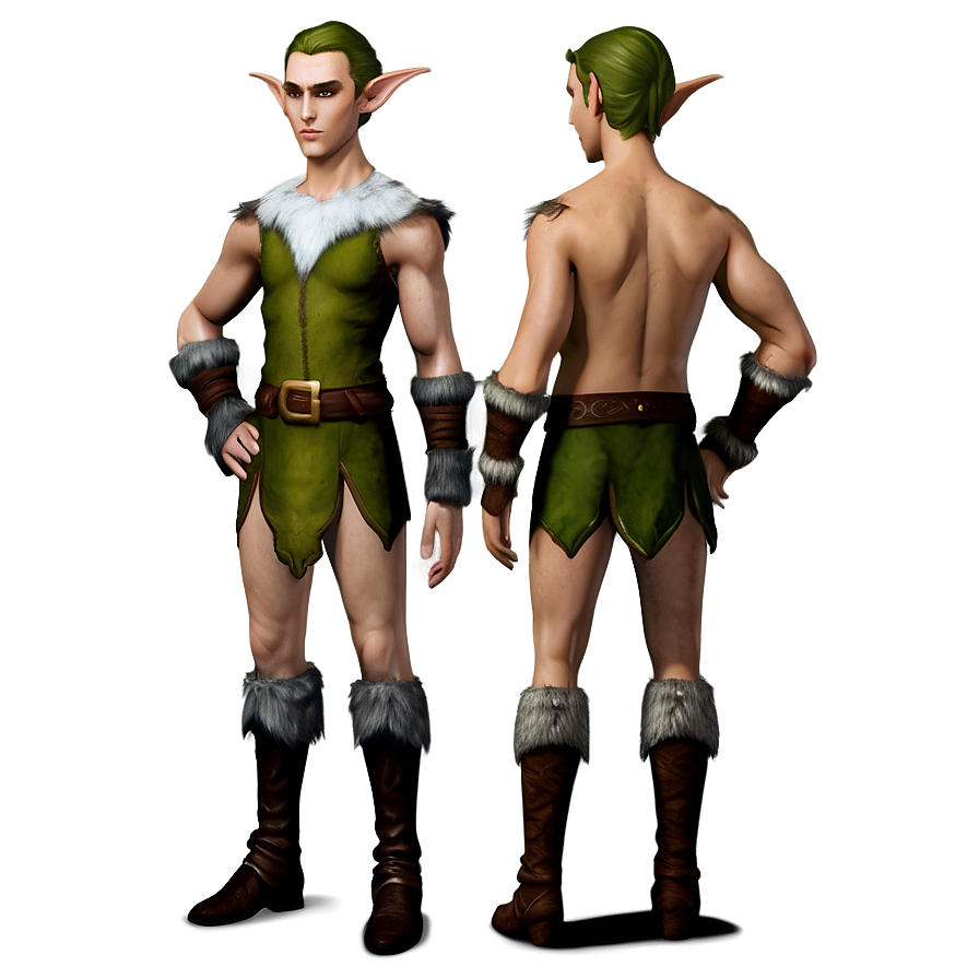 Fantasy Game Elf Body Png Qdo