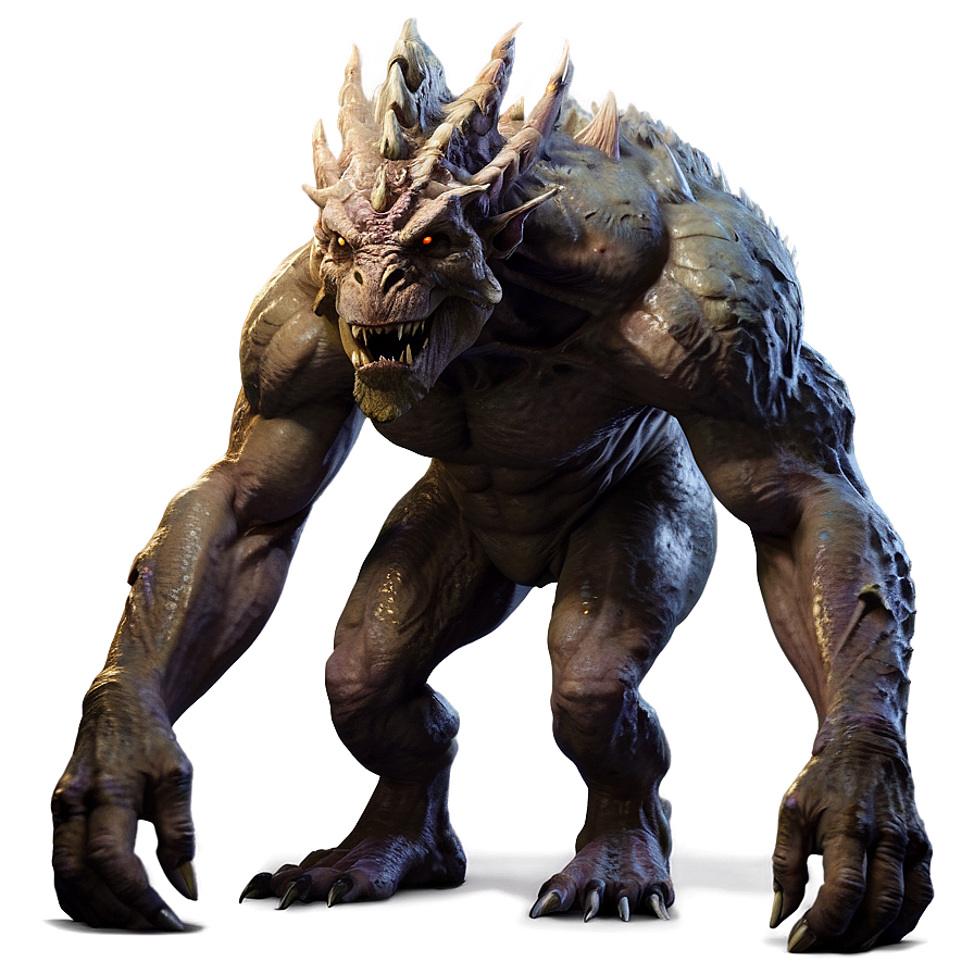Fantasy Giant Creature PNG bwo PNG with transparent background