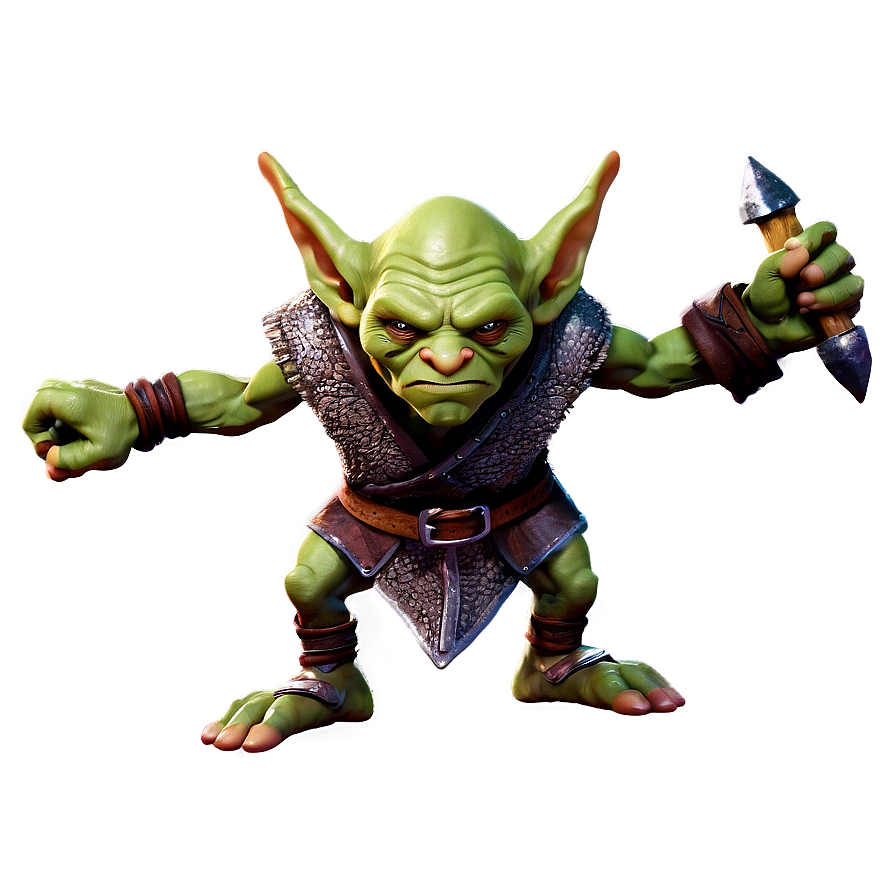 Fantasy Goblin Warrior PNG thn PNG image with a transparent background, free high-resolution download