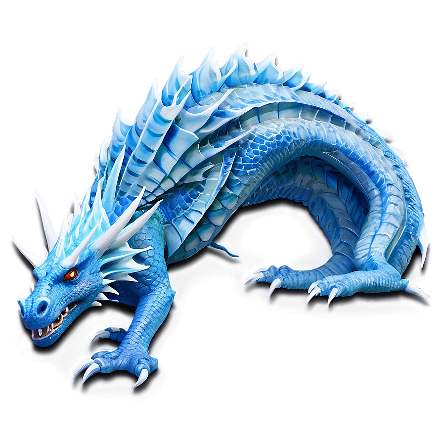 Fantasy Ice Dragon Png Kej57