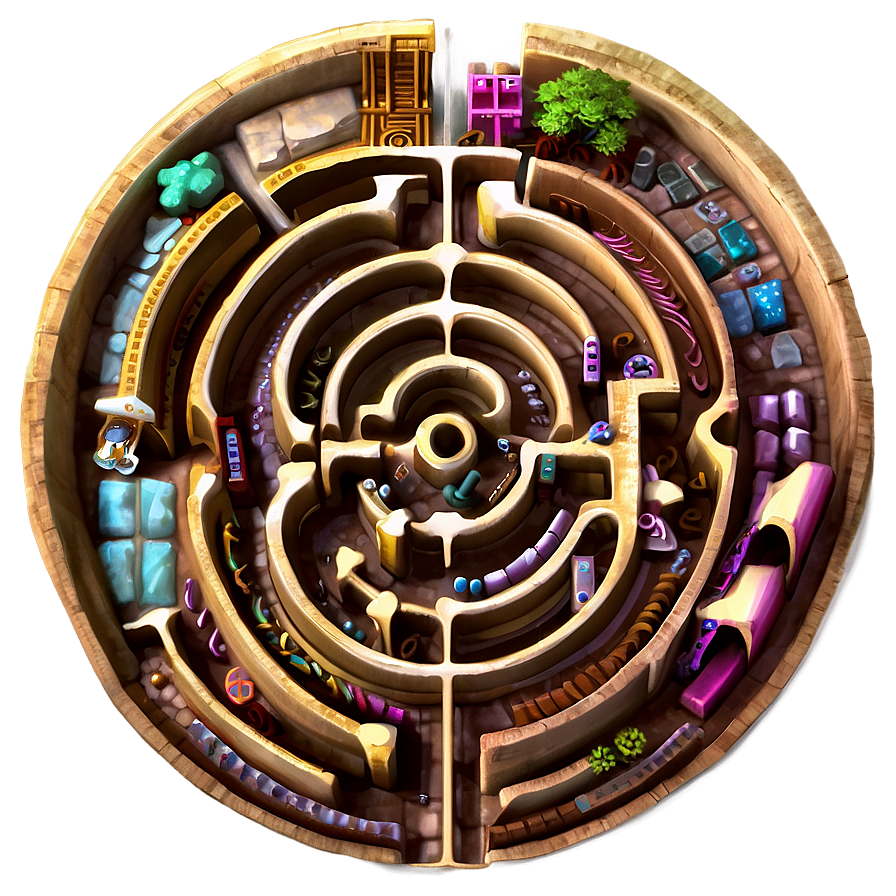 Fantasy Labyrinth World Png Wxy