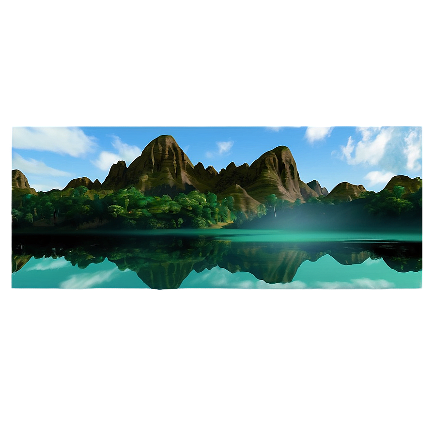 Fantasy Landscape Graphic Png Yal60