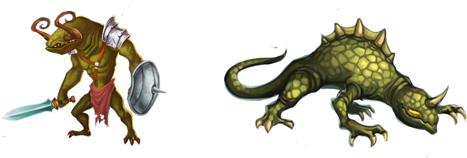 Fantasy_ Lizard_ Creatures