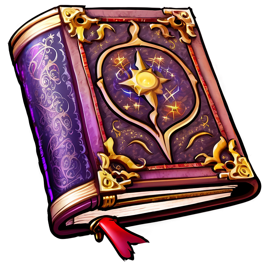 Fantasy Magic Spellbook Png Mln34