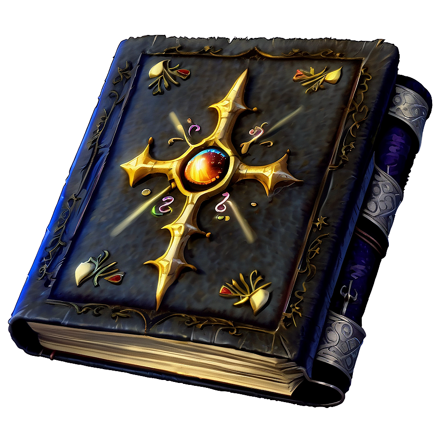 Fantasy Magic Spellbook Png Oub63