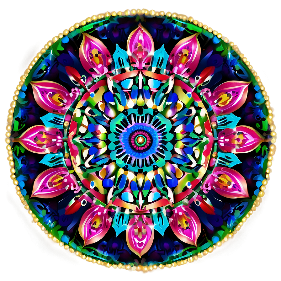 Fantasy Mandala Png 06112024