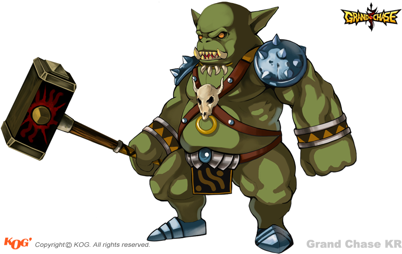 Fantasy Orc Warrior Artwork