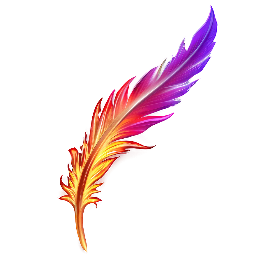 Fantasy Phoenix Feather Png 9