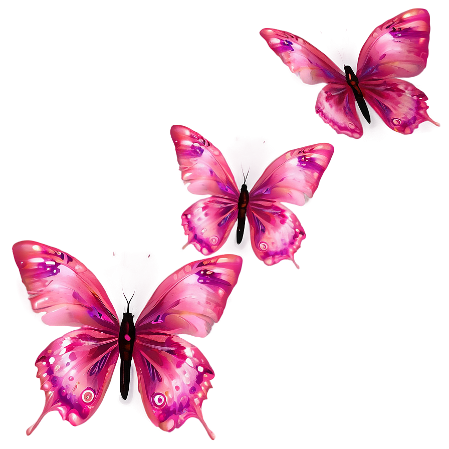 Fantasy Pink Butterfly Effect Png 05232024