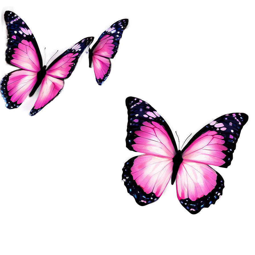 Fantasy Pink Butterfly Effect Png 91