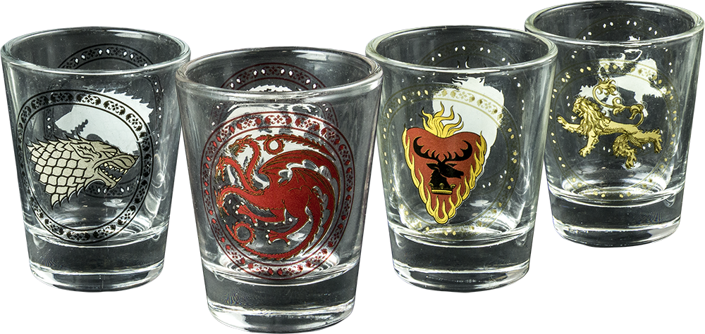 Fantasy Series Themed Shot Glasses