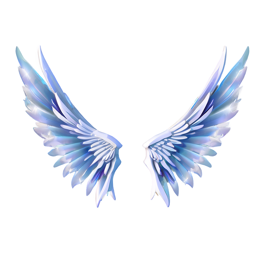 Fantasy Style White Wings Png Tlo23