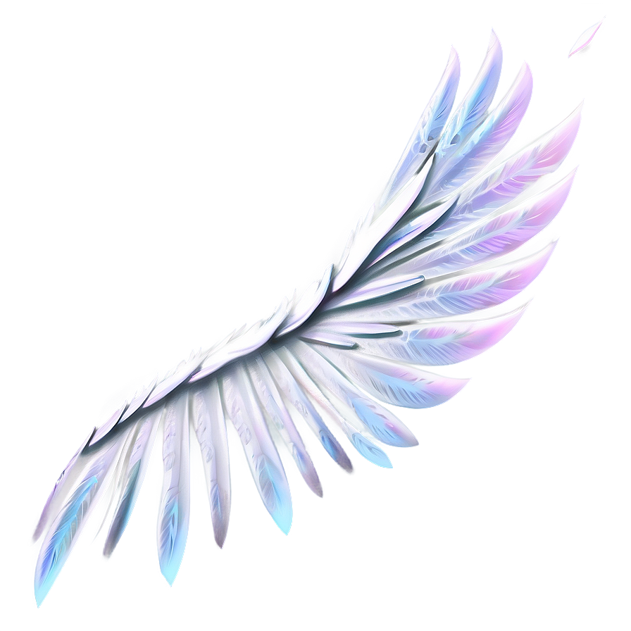 Fantasy Style White Wings Png Vdd30