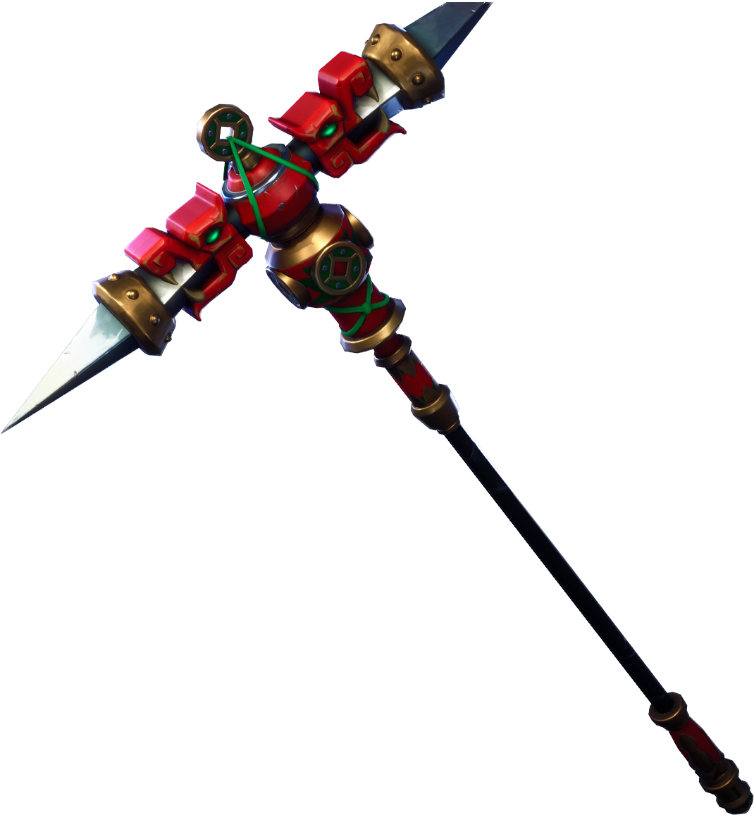 Fortnite Dragon Axe Png Image - Fortnite Red And Black Pickaxe, Transparent Png PNG with transparent background