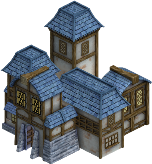 Isometric Fantasy House Png, Transparent Png PNG with transparent background