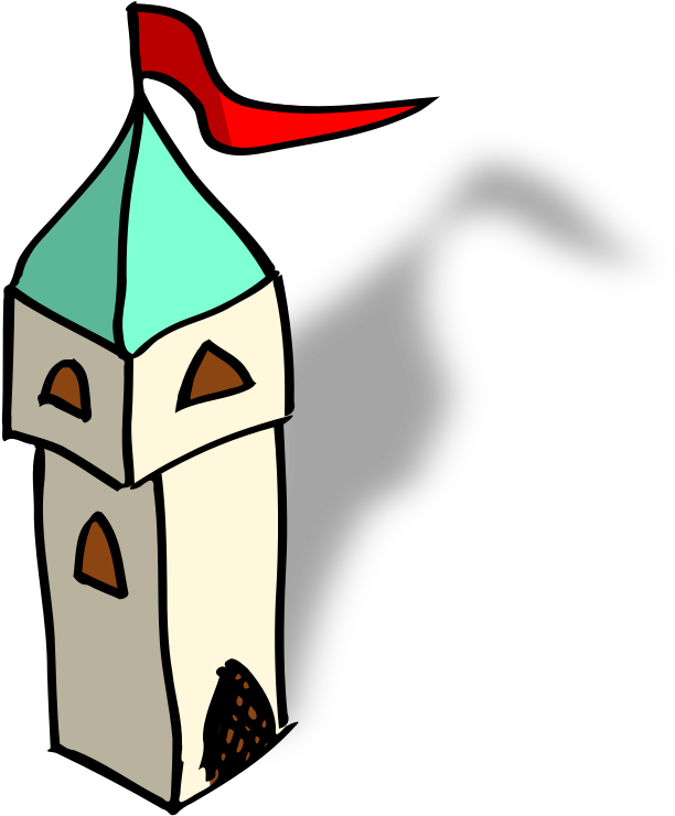 Rpg Map Symbols - Tower Clip Art, HD Png Download PNG with transparent background
