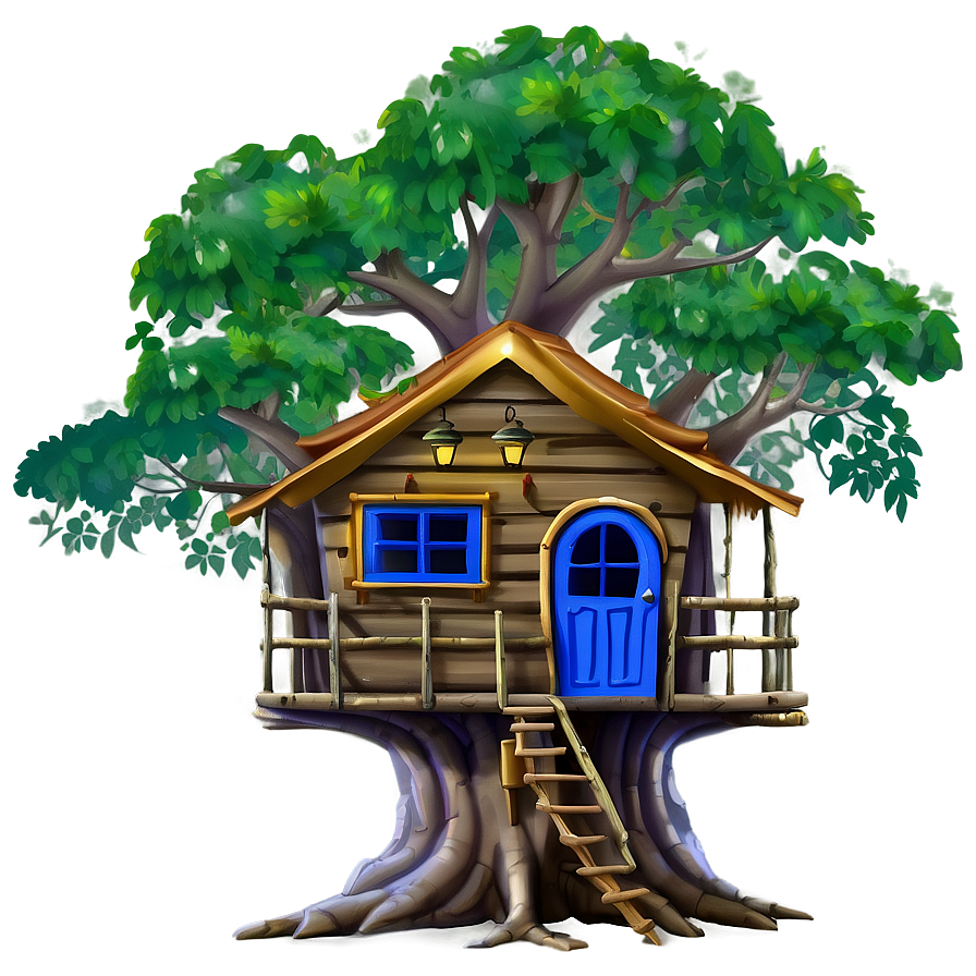 Fantasy Tree House PNG 06282024 PNG image with a transparent background, free high-resolution download