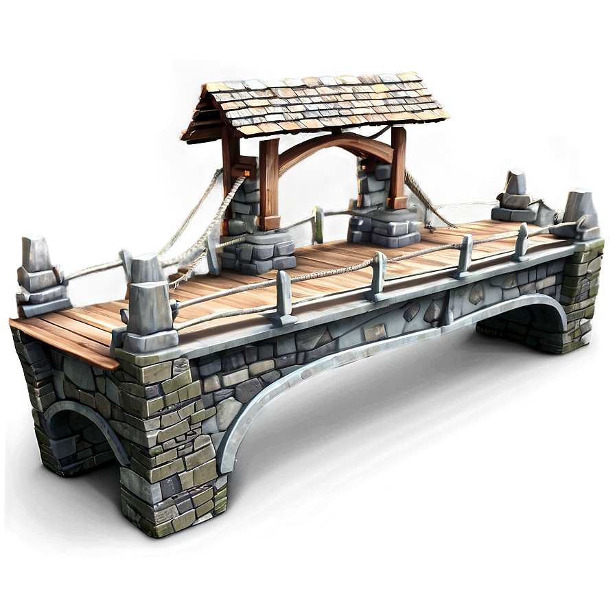 Fantasy Troll Bridge Png 06232024