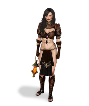 Fantasy Warrior Woman Costume