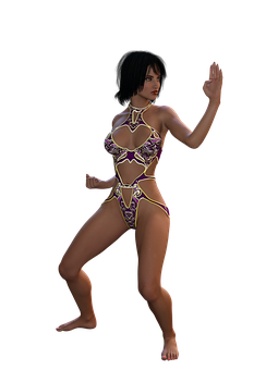 Fantasy_ Warrior_ Woman_ Pose