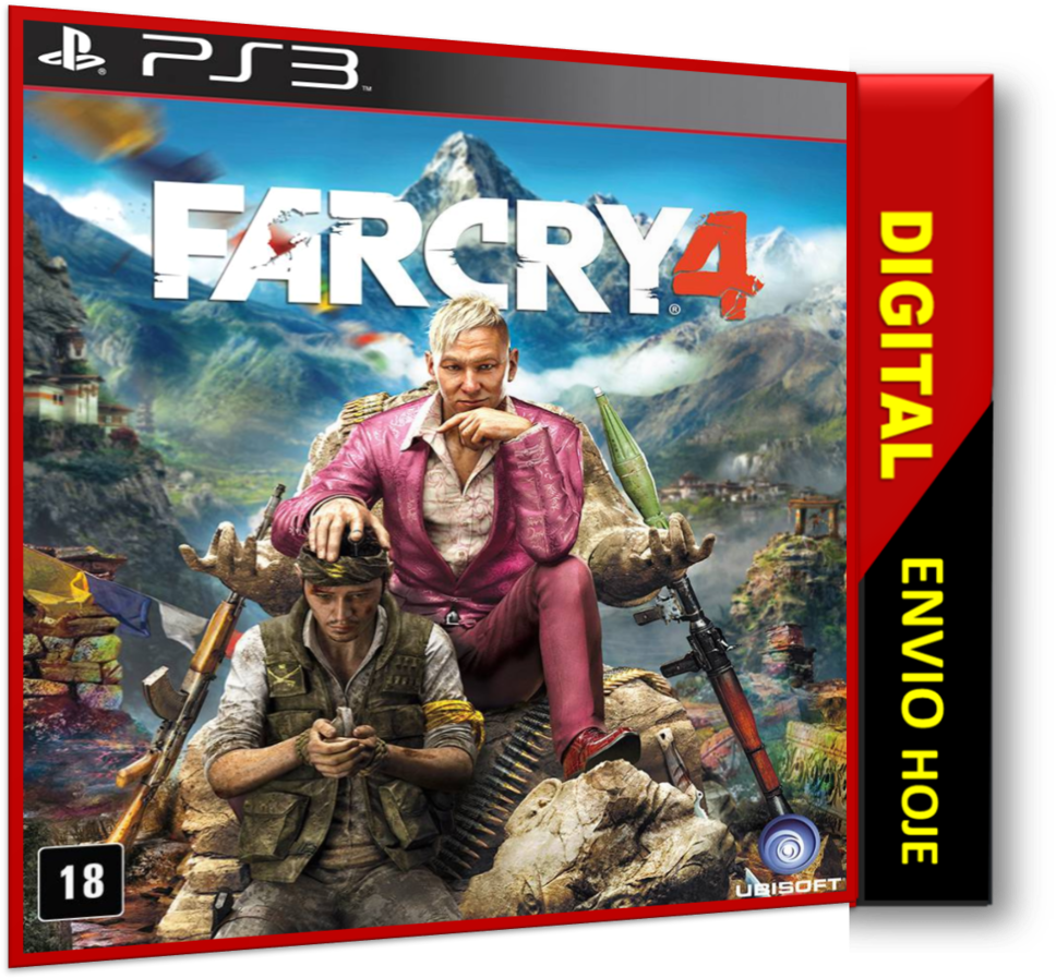 Far Cry4 P S3 Game Cover Art