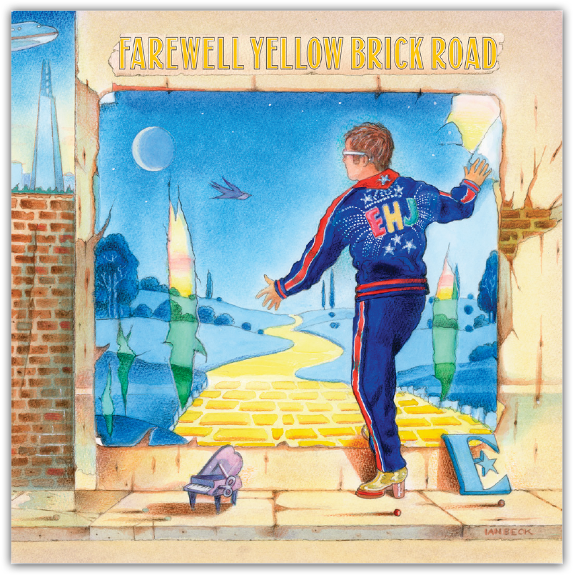 Farewell Yellow Brick Road Album Cover, HD Png Download PNG with transparent background