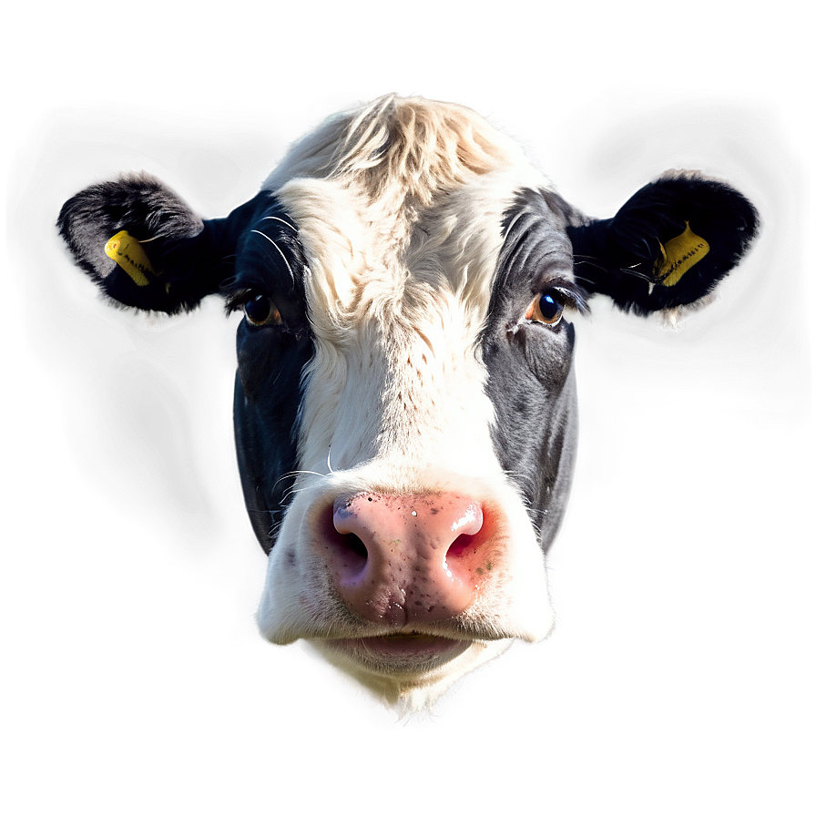 Farm Animal Cow Head Png Flr71