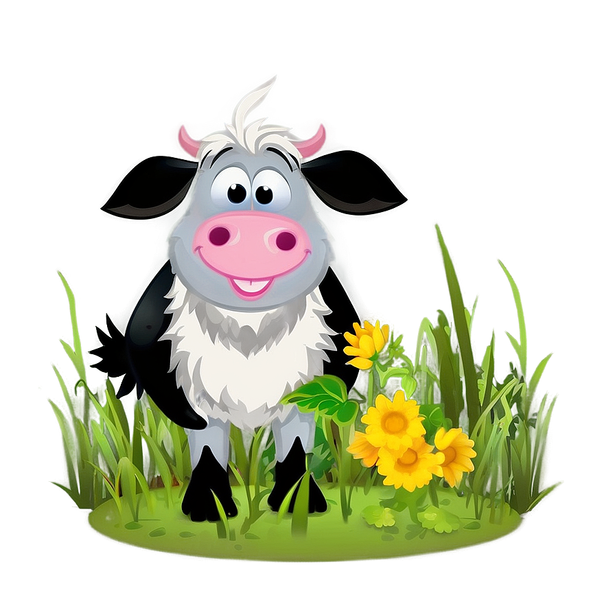 Farm Animals Cartoon Character Png Qtr