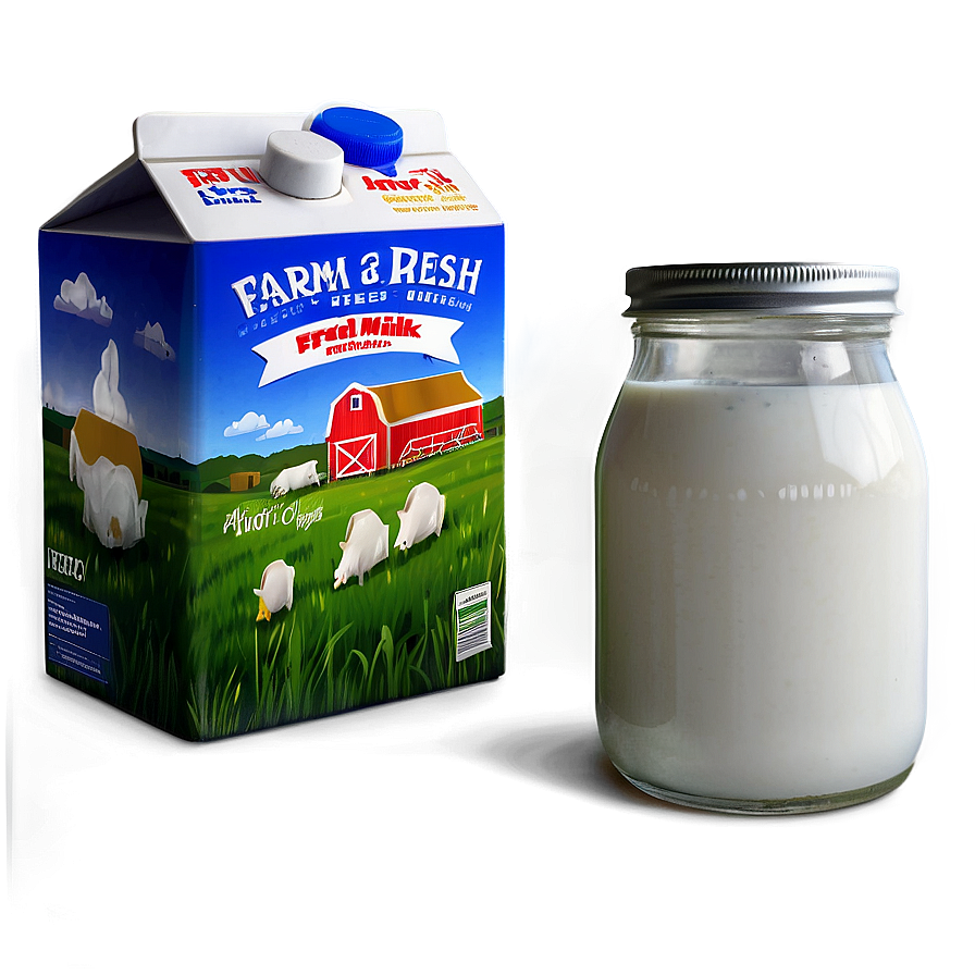 Farm Fresh Milk Can Png 05242024