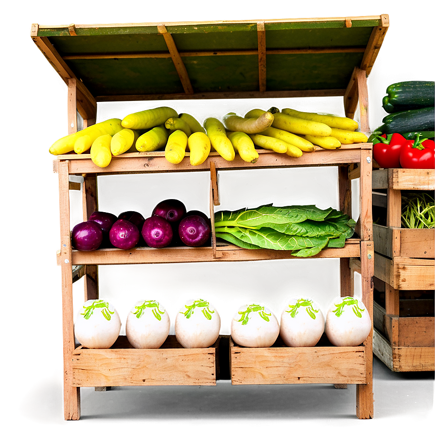 Farm Fresh Vegetables Stand Png 05242024