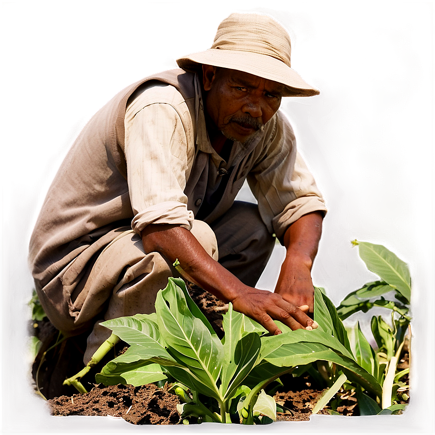 Farm Workers In Field Png 05242024