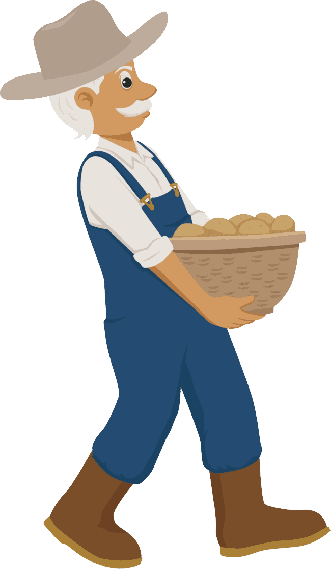 Farmer - Transparent Background Farmer Clipart, HD Png Download PNG with transparent background