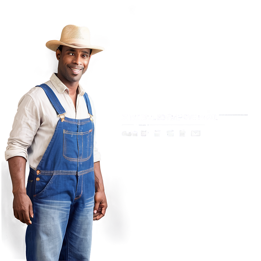 Farmer In Overalls Png 74