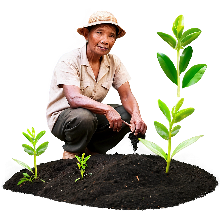 Farmer Planting Seeds Png Lpv74