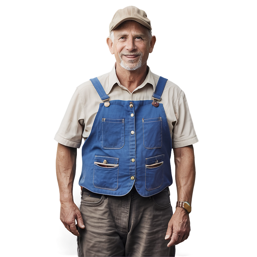 Farmer Portrait PNG cdk71 PNG with transparent background