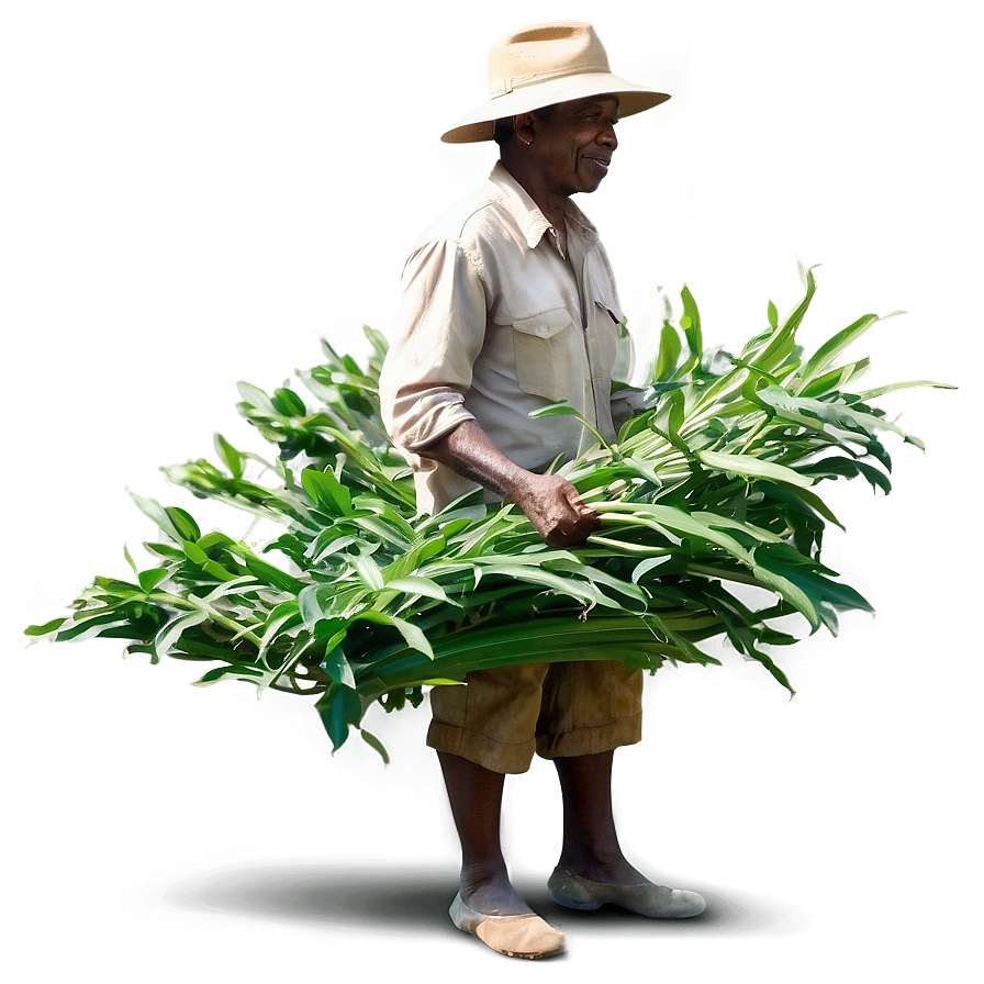 Farmer Working In Field Png 06202024