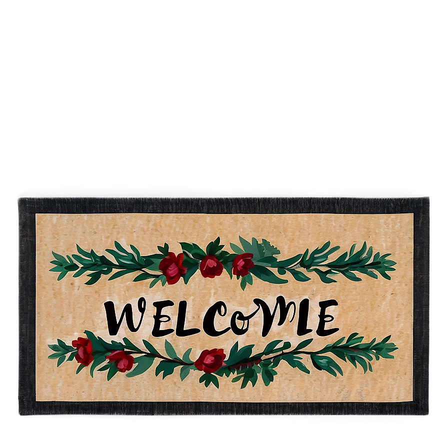 Farmhouse Welcome Rug Png 06282024