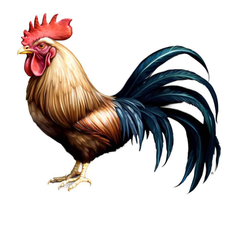 Farmyard Rooster Graphic Png 81