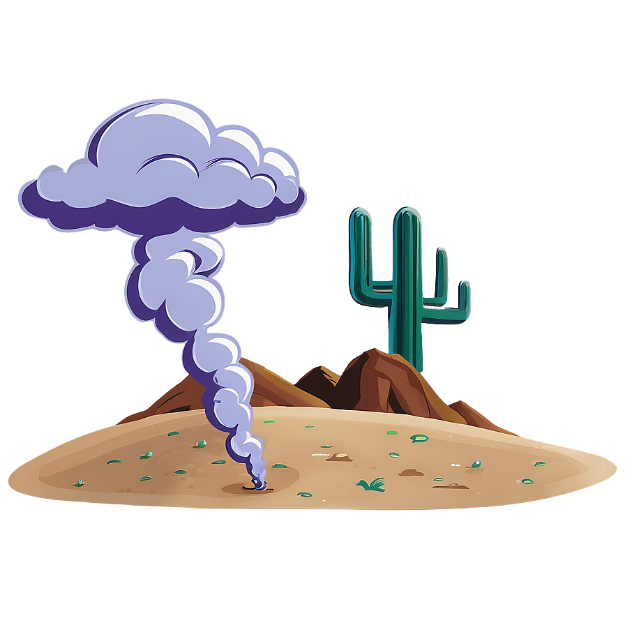 Fart Cloud In The Desert Png Acw56