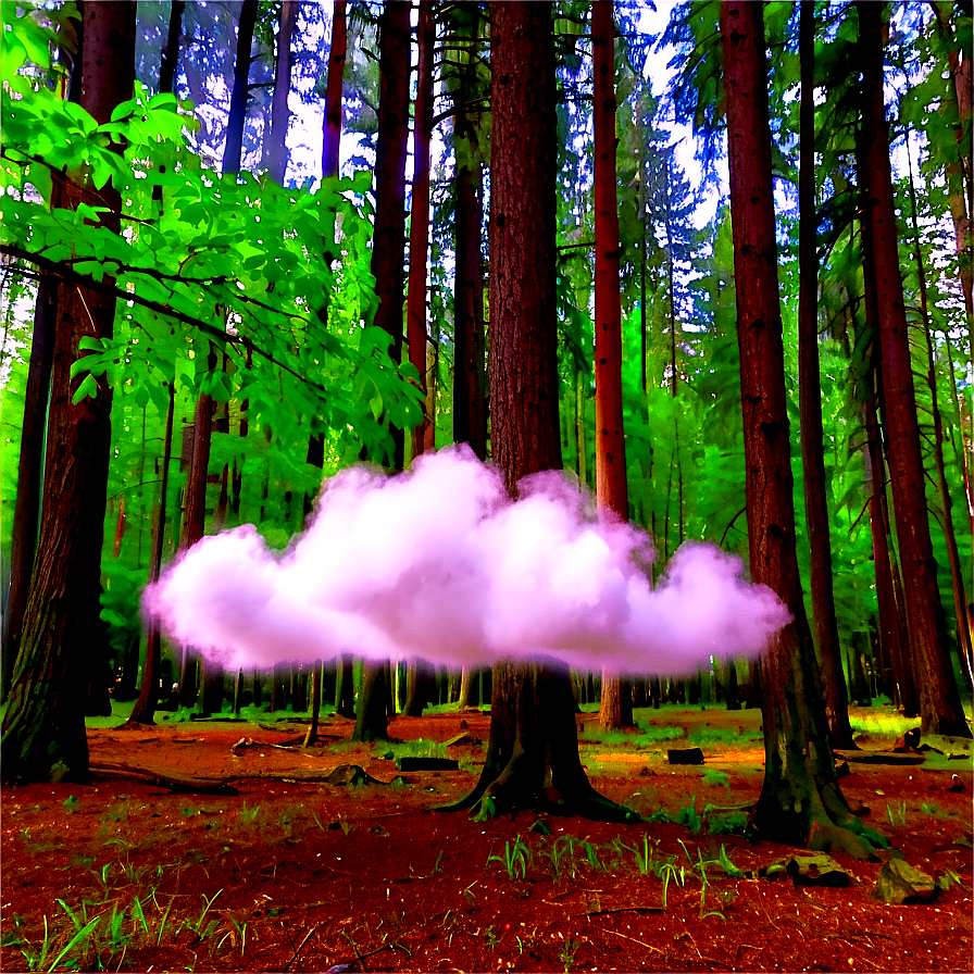 Fart Cloud In The Forest Png Vpu49