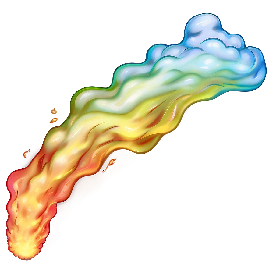 Fart Cloud With Flames Png 06212024