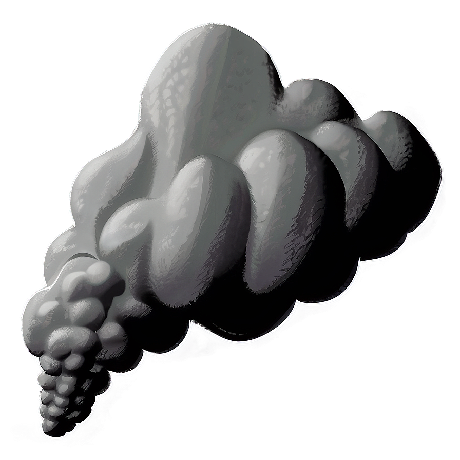 Fart Cloud With Flames Png Dxw