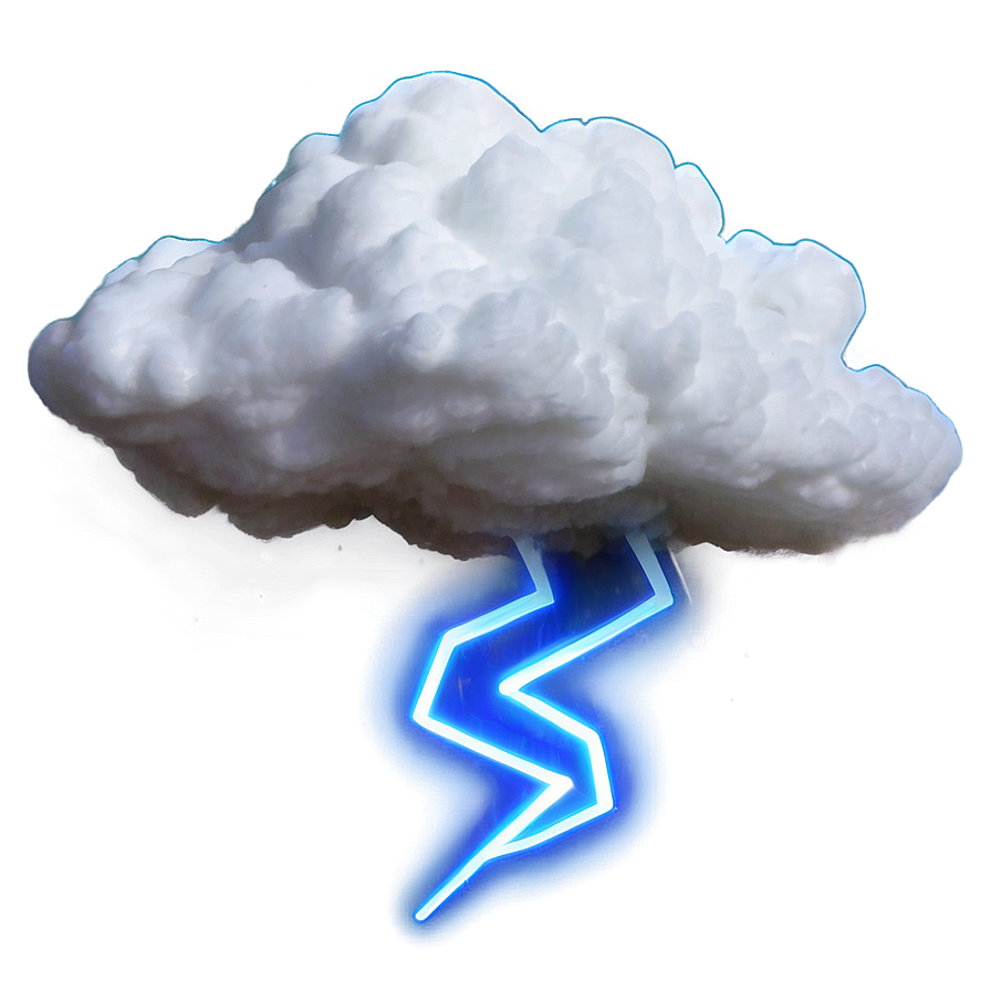 Fart Cloud With Lightning Bolt Png Dvk