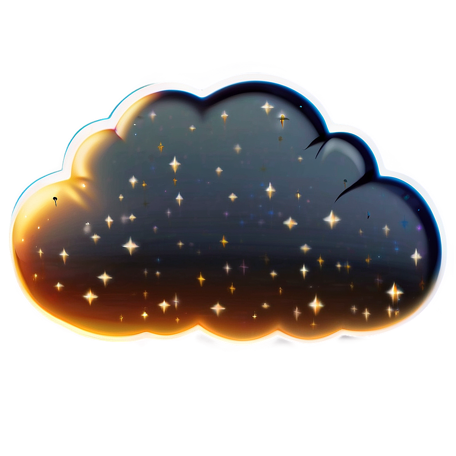 Fart Cloud With Sparkles Png 95