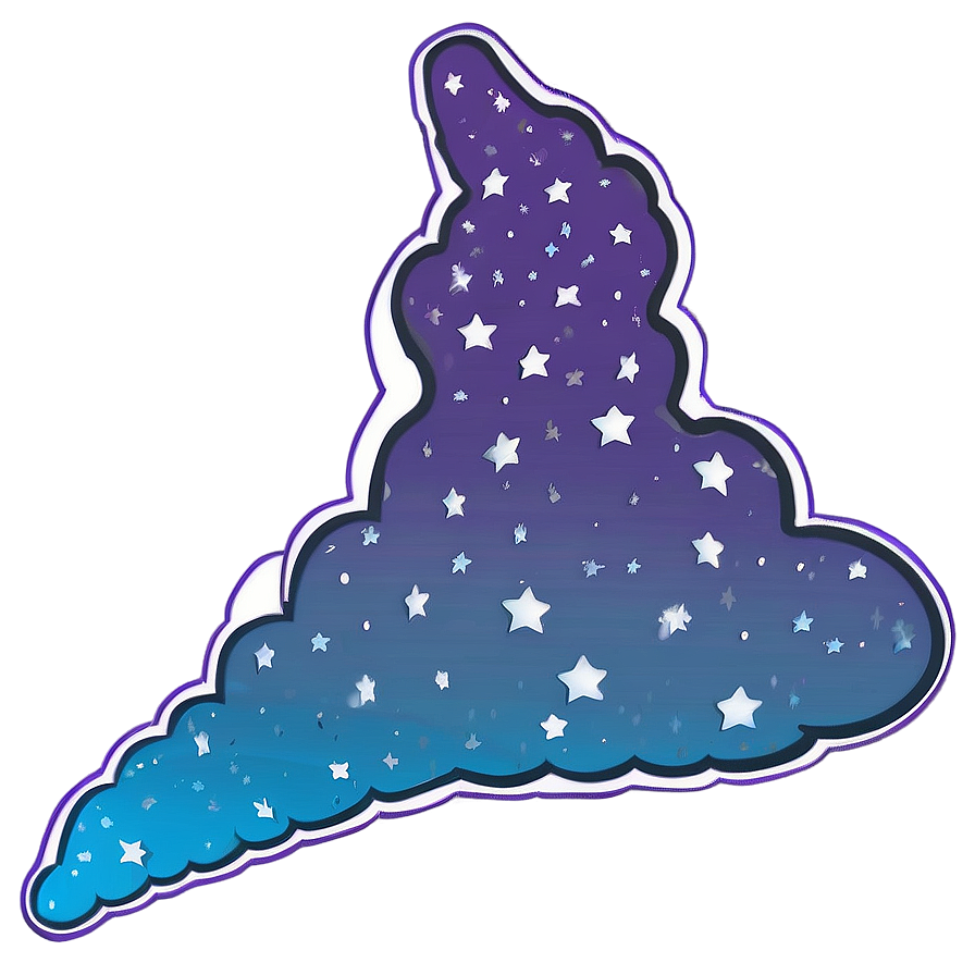 Fart Cloud With Stars Png 89